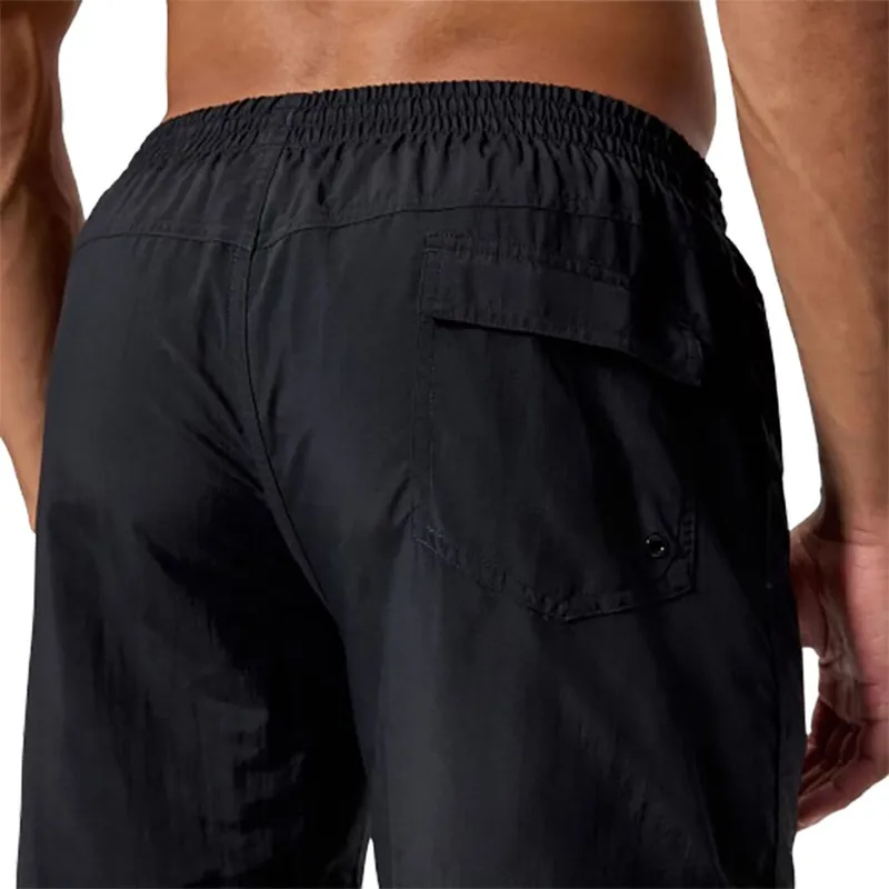 Speedo Men's Medley Logo 16 inch Swim Shorts Black/Red-3