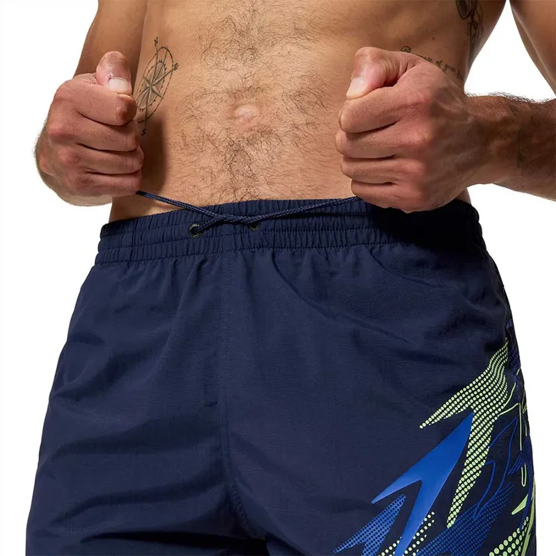 Speedo Men's Medley Logo 16 inch Swim Shorts Navy/Blue-10