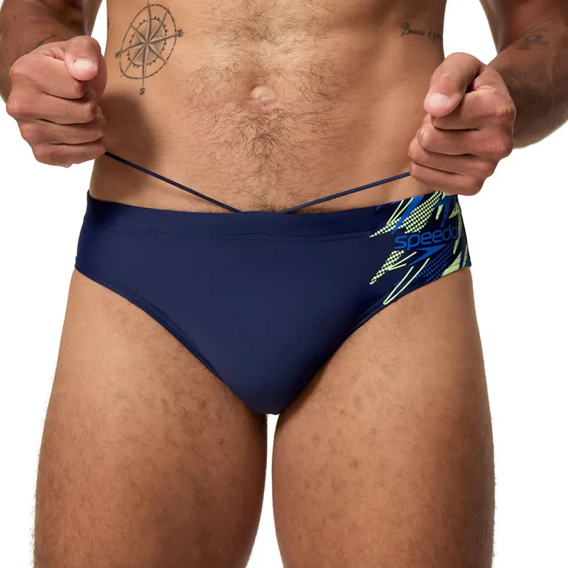 Speedo Men's Medley Logo 7cm Brief Navy/Blue-6