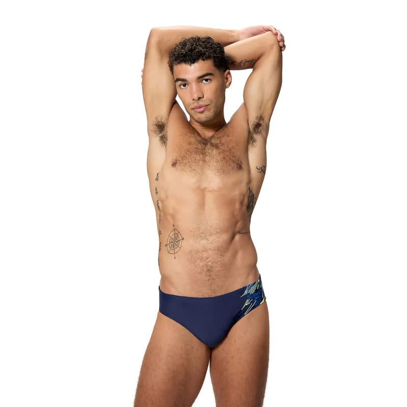 Speedo Men's Medley Logo 7cm Brief Navy/Blue-2