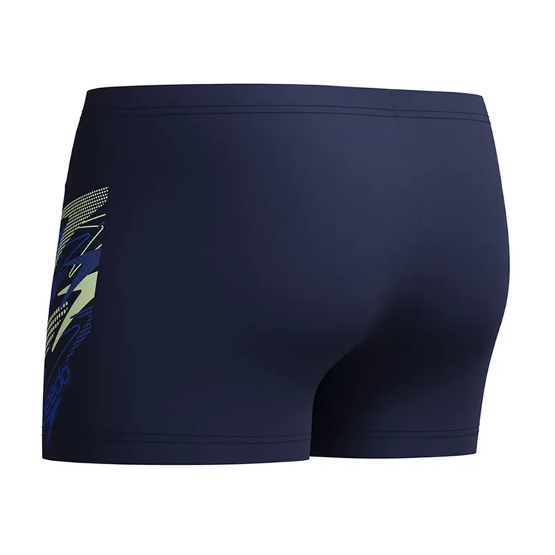 Speedo Men's Medley Logo Aquashort Navy/Blue-3