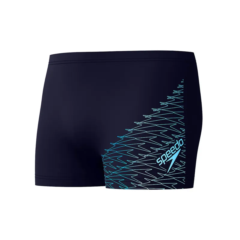 Speedo Men's Medley Logo Aquashort Navy/Sugar Blue