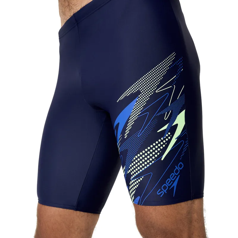 Speedo Men's Medley Logo Jammer Navy/Blue-7