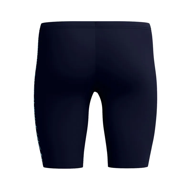 Speedo Men's Medley Logo Jammer Navy/Lagoon Blue-2