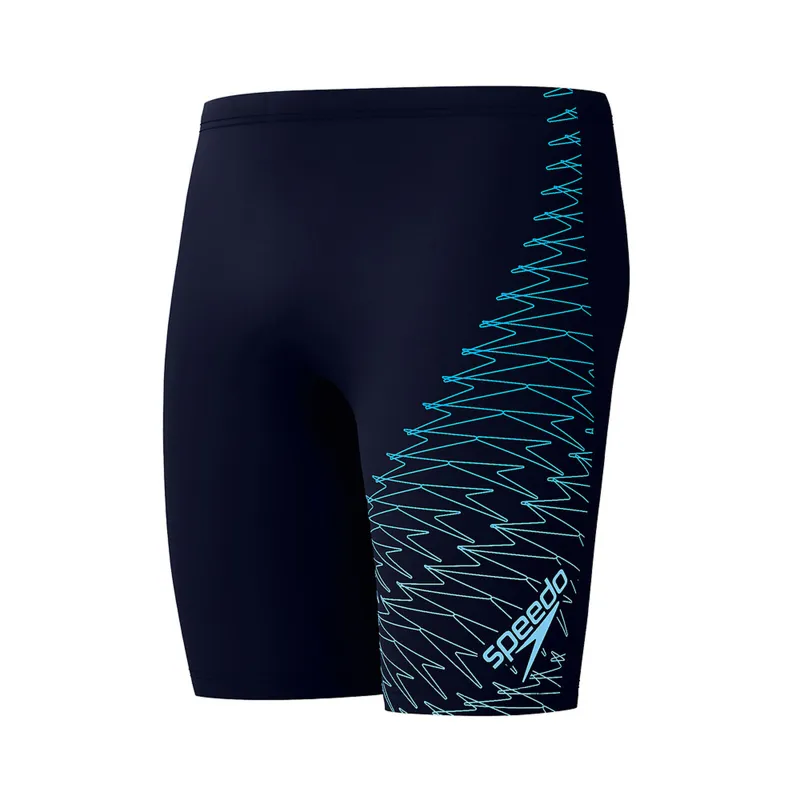 Speedo Men's Medley Logo Jammer Navy/Lagoon Blue