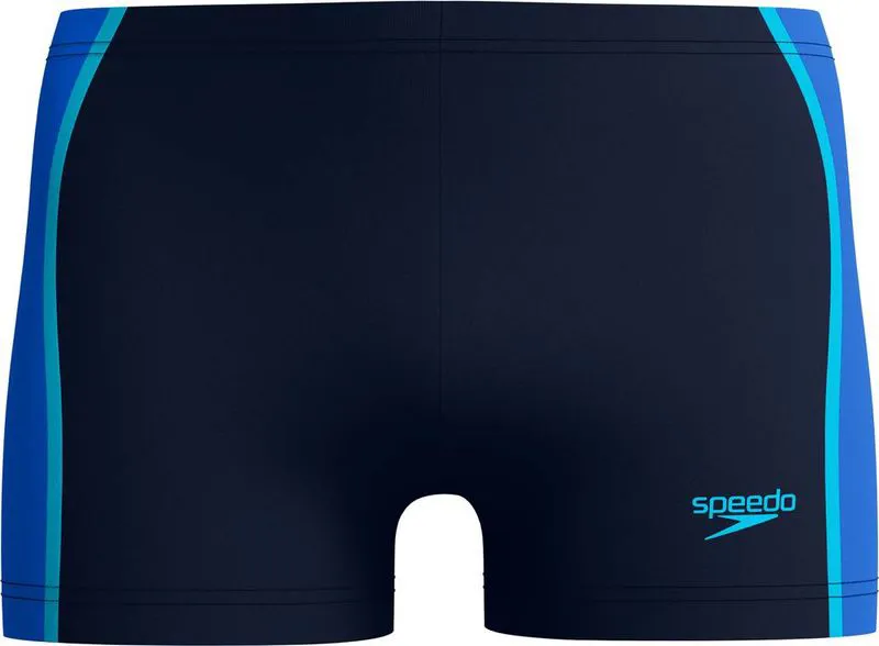 Speedo Men's Solid Splice Aquashort Navy/Blue