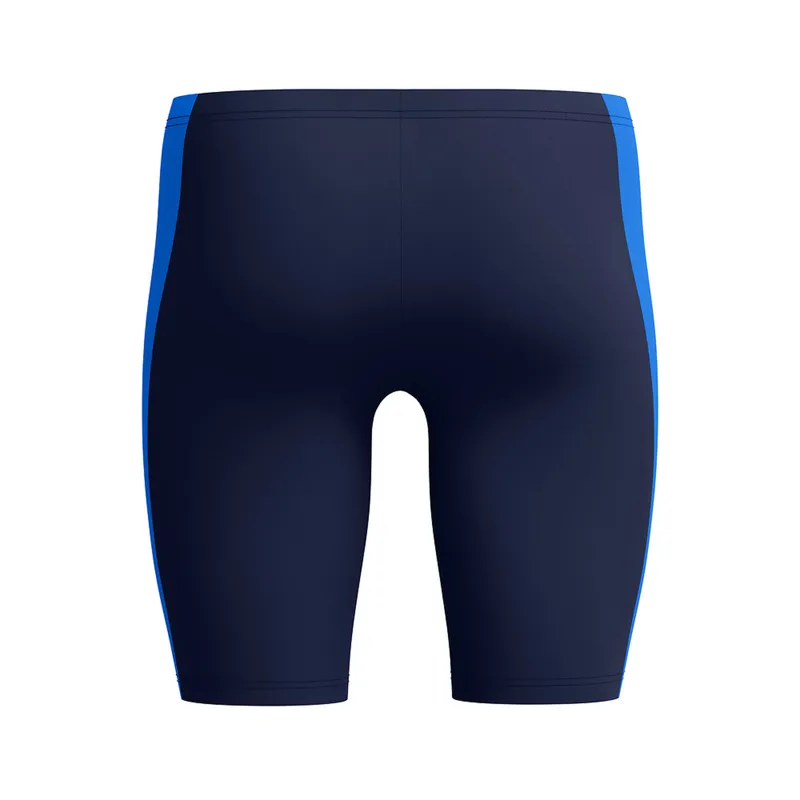 Speedo Men's Solid Splice Jammer Navy/Blue-1