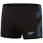 Speedo Men's Tech Panel Aquashort Black/Blue