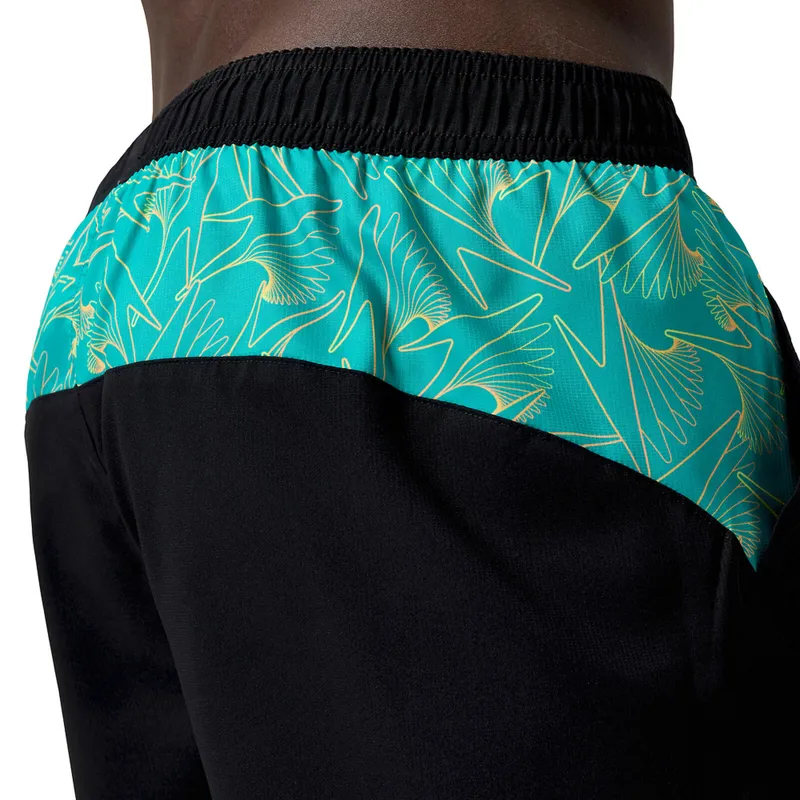 Speedo Men's Xpress Lite Panel 16 inch Watershort Black/Alfalfa Green-8