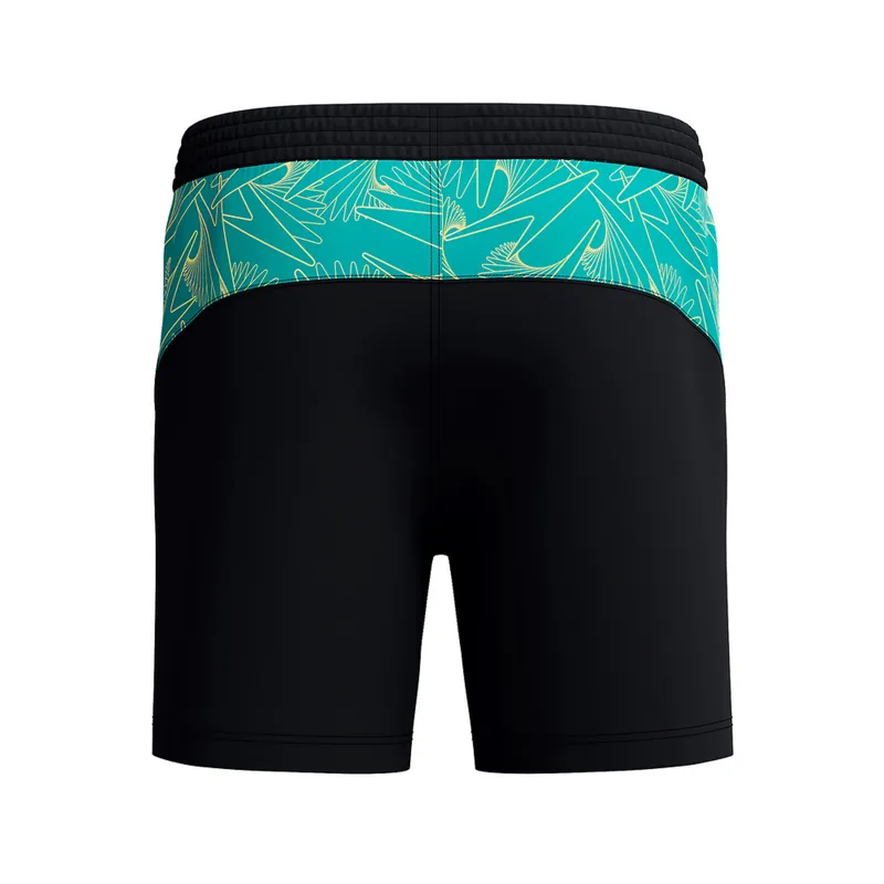 Speedo Men's Xpress Lite Panel 16 inch Watershort Black/Alfalfa Green-2