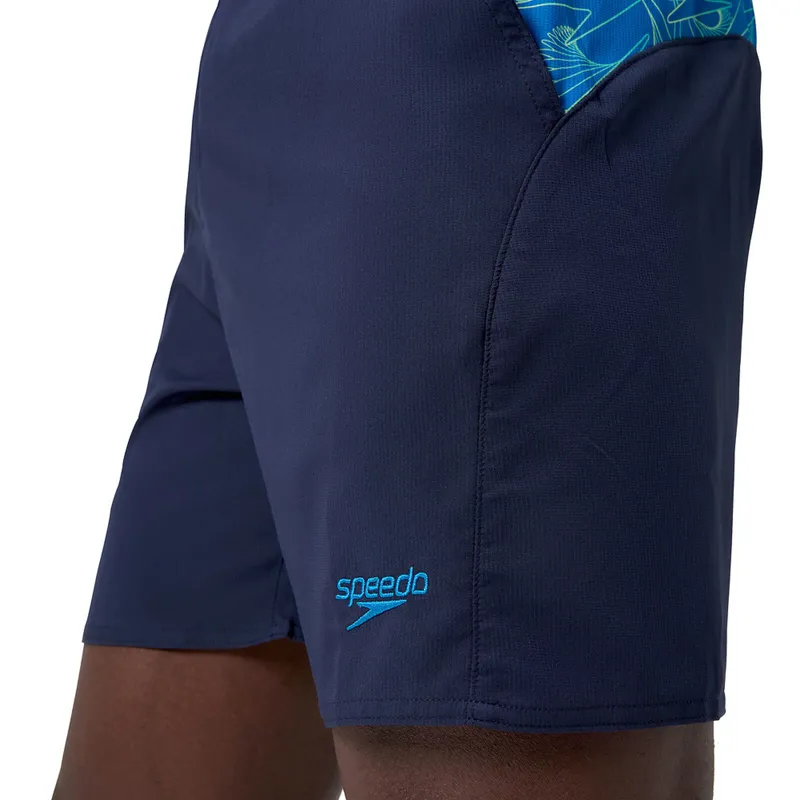 Speedo Men's Xpress Lite Panel 16 inch Watershort Navy/Lagoon Blue-8