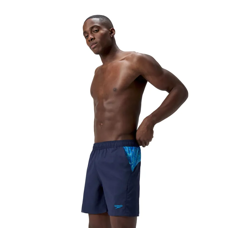 Speedo Men's Xpress Lite Panel 16 inch Watershort Navy/Lagoon Blue-5