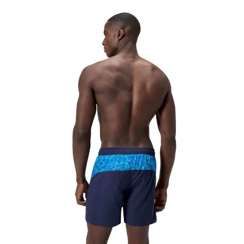 Speedo Men's Xpress Lite Panel 16 inch Watershort Navy/Lagoon Blue-4