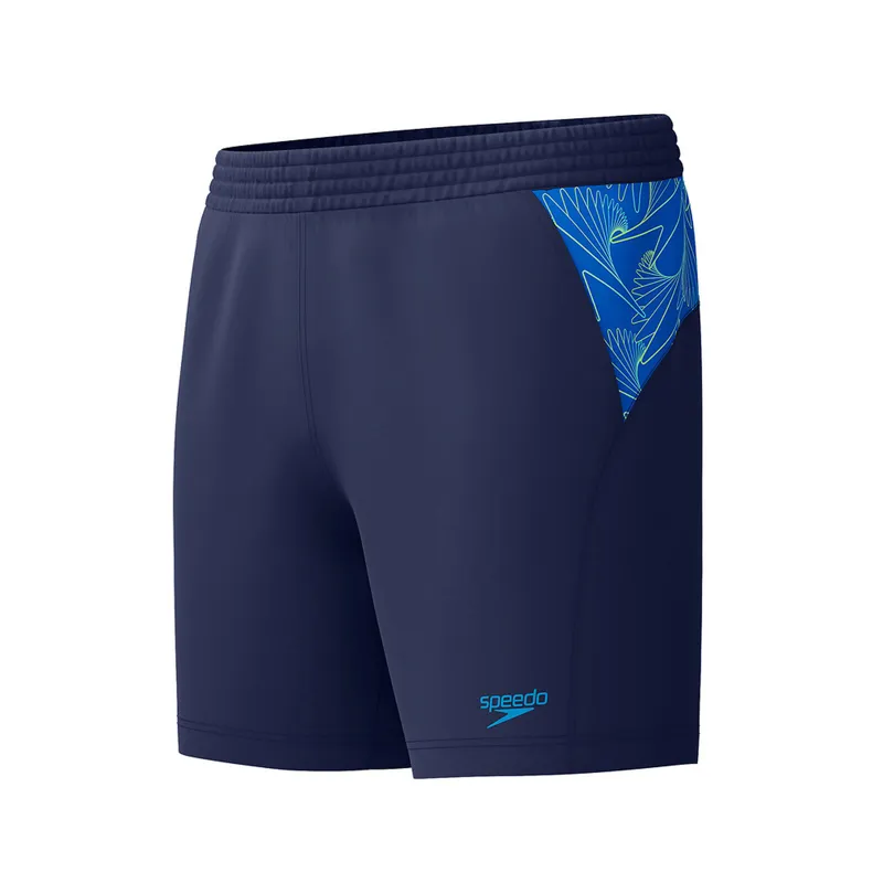 Speedo Men's Xpress Lite Panel 16 inch Watershort Navy/Lagoon Blue