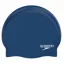 Speedo Plain Moulded Silicone Cap Navy