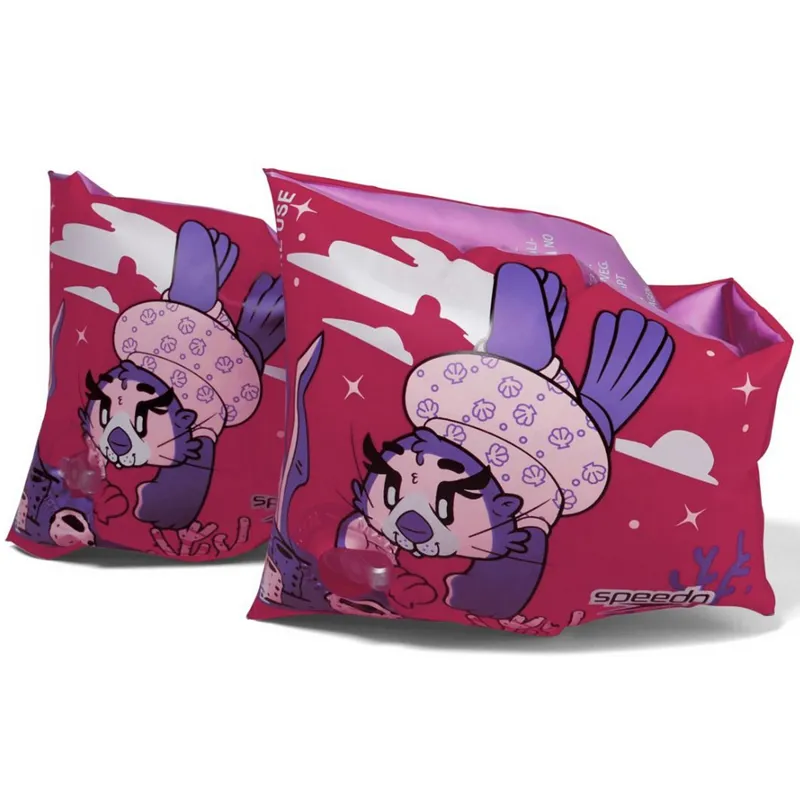 Speedo Printed Armbands Pink/Purple-8