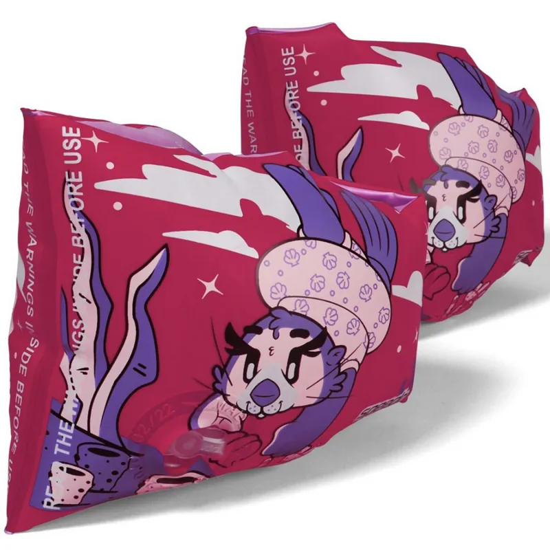 Speedo Printed Armbands Pink/Purple-2