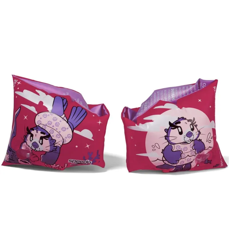 Speedo Printed Armbands Pink/Purple-1