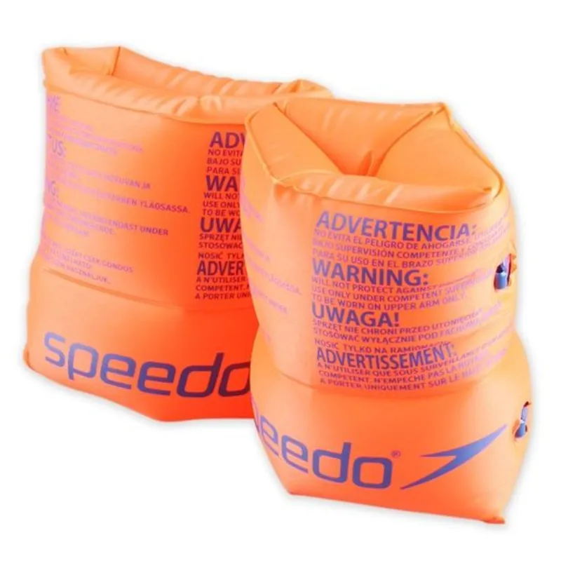 Speedo Roll Up Armbands Orange-1