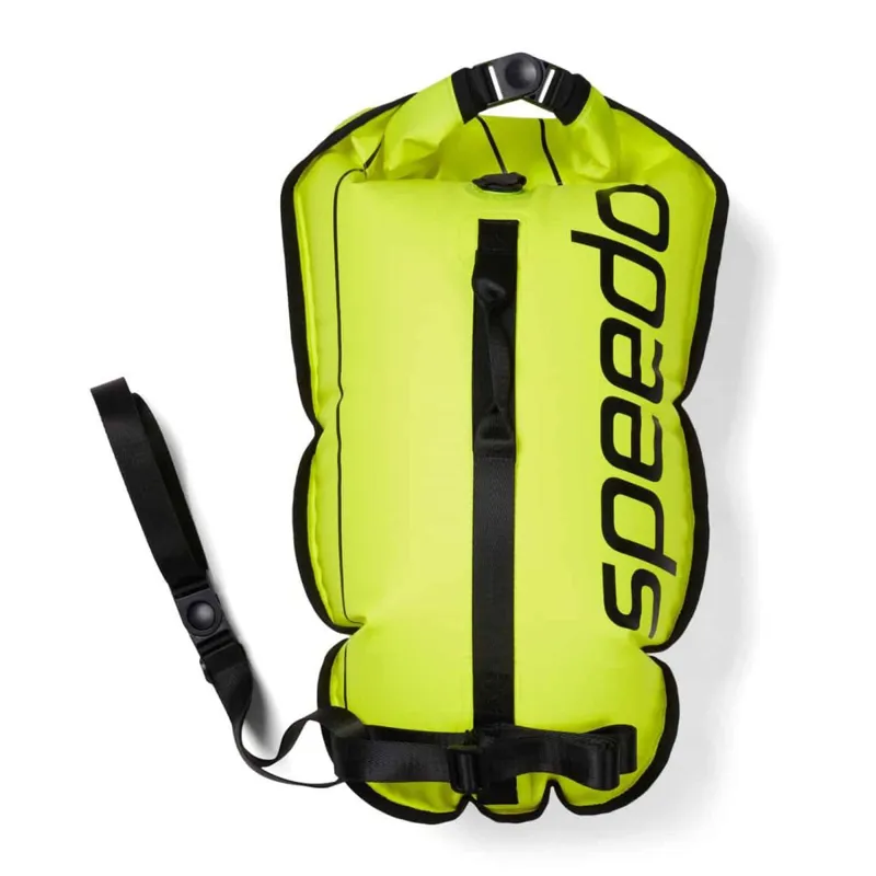 Speedo Tow Float with Dry Bag Yellow/Black