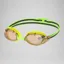 Speedo Vanquisher 3.0 Mirrored Goggles Hyper Yellow/Grey/Ablaze Mirror