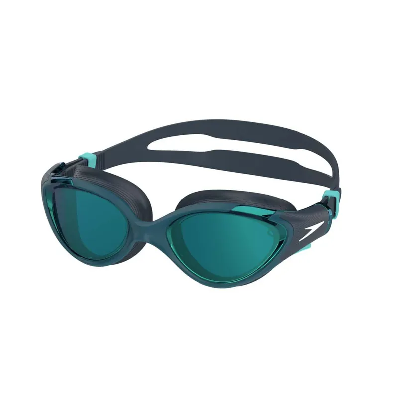 Speedo Women's Biofuse 2.0 Emerald Mirror Goggles Dark Teal/Cobalt