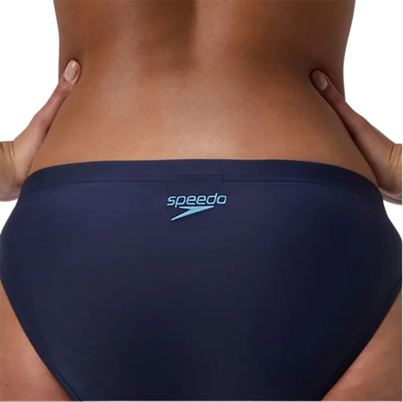 Speedo Women's Colourblock Splice 2 Piece 2.0 Bikini Set Lagoon Blue-7