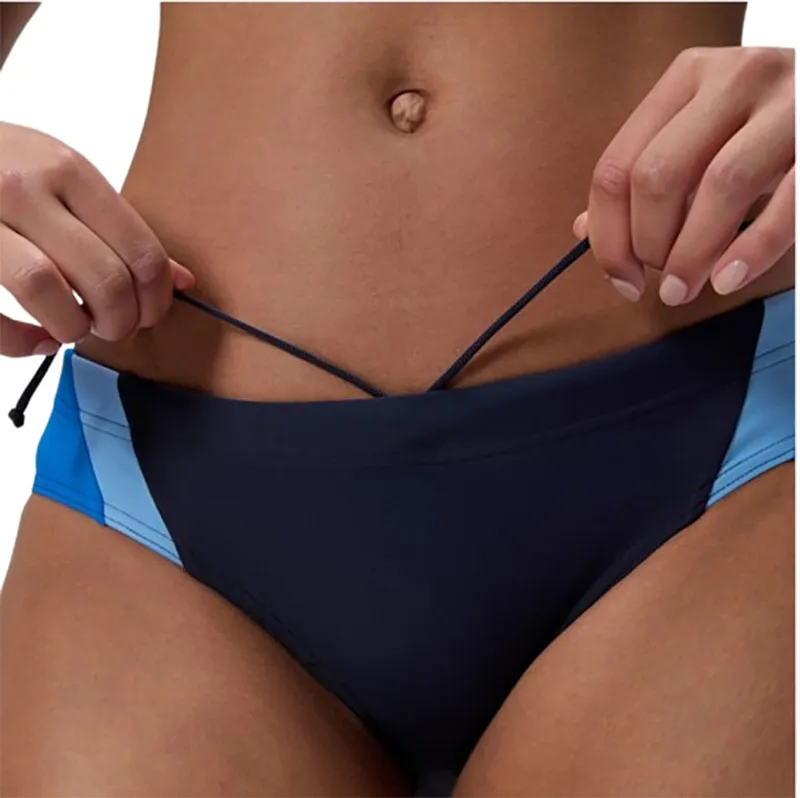 Speedo Women's Colourblock Splice 2 Piece 2.0 Bikini Set Lagoon Blue-6