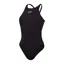 Speedo Women's End+ V Back Longer Body Swimsuit Black