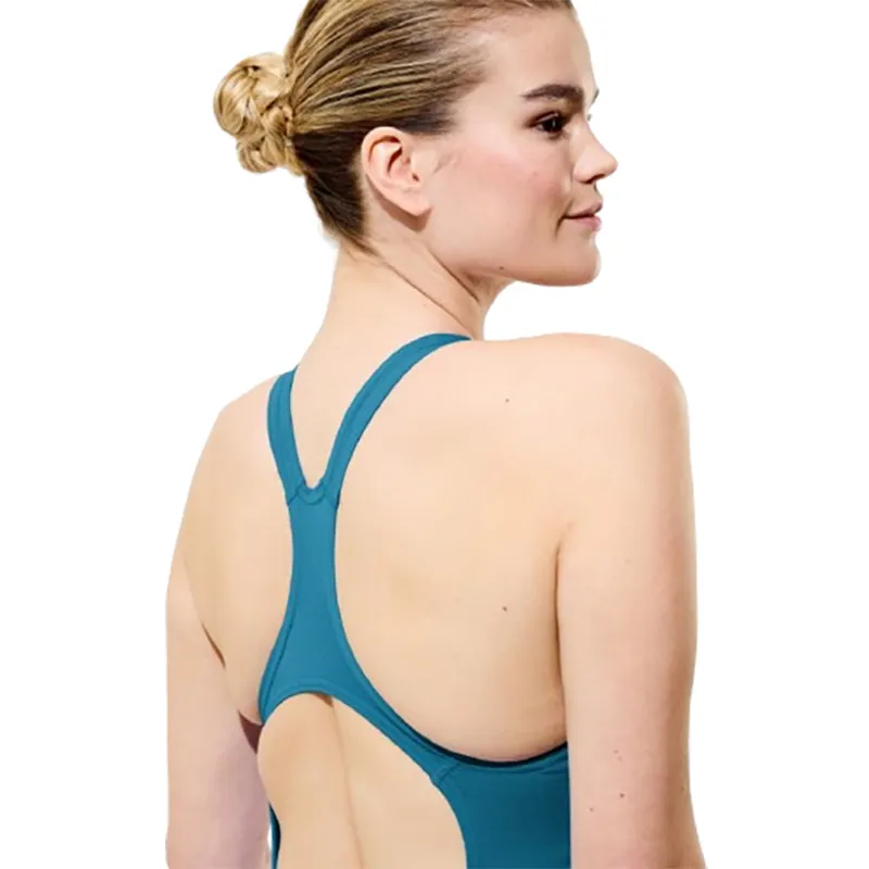 Speedo Women's Endurance+ Medalist Swimsuit Teal Abyss-8