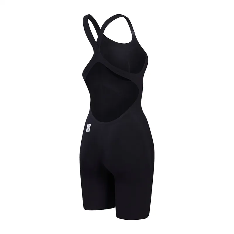 Speedo Women's Fastskin LZR Pure Valor 2 Openback Kneeskin Black-1