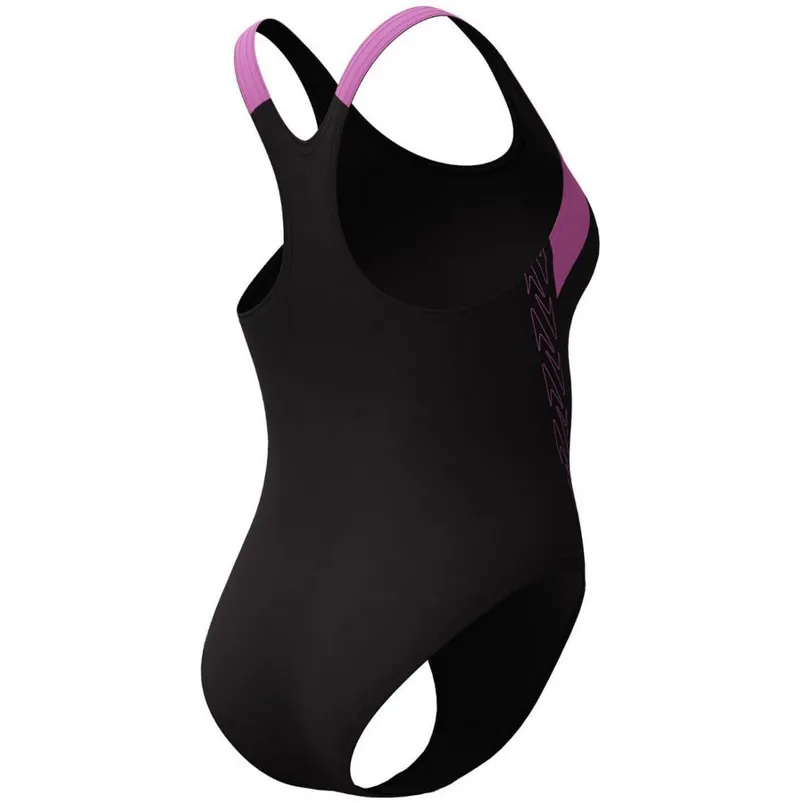 Speedo Women's Hyperboom Splice Racerback Swimsuit Neon Violet-2