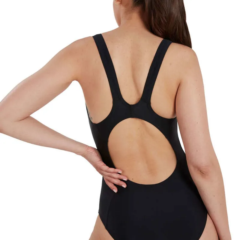 Speedo Women's Maternity Fitness One Piece Swimsuit Black-6