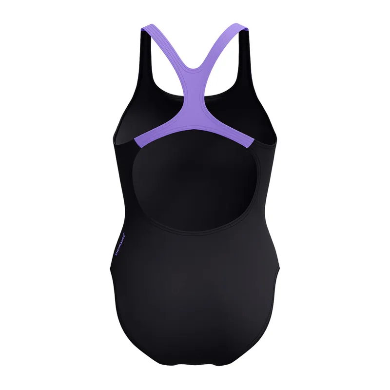 Speedo Women's Medley Logo One Piece Swimsuit Bright Peach-1