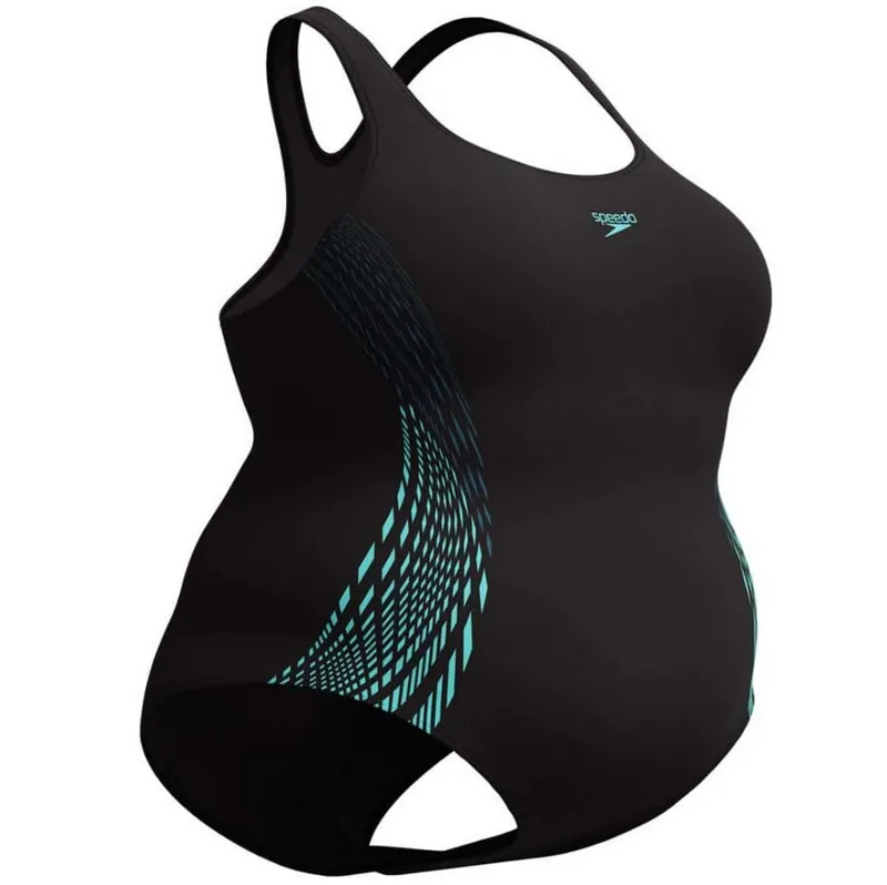 Speedo Women's Placement Medalist+ Swimsuit Dark Teal-6