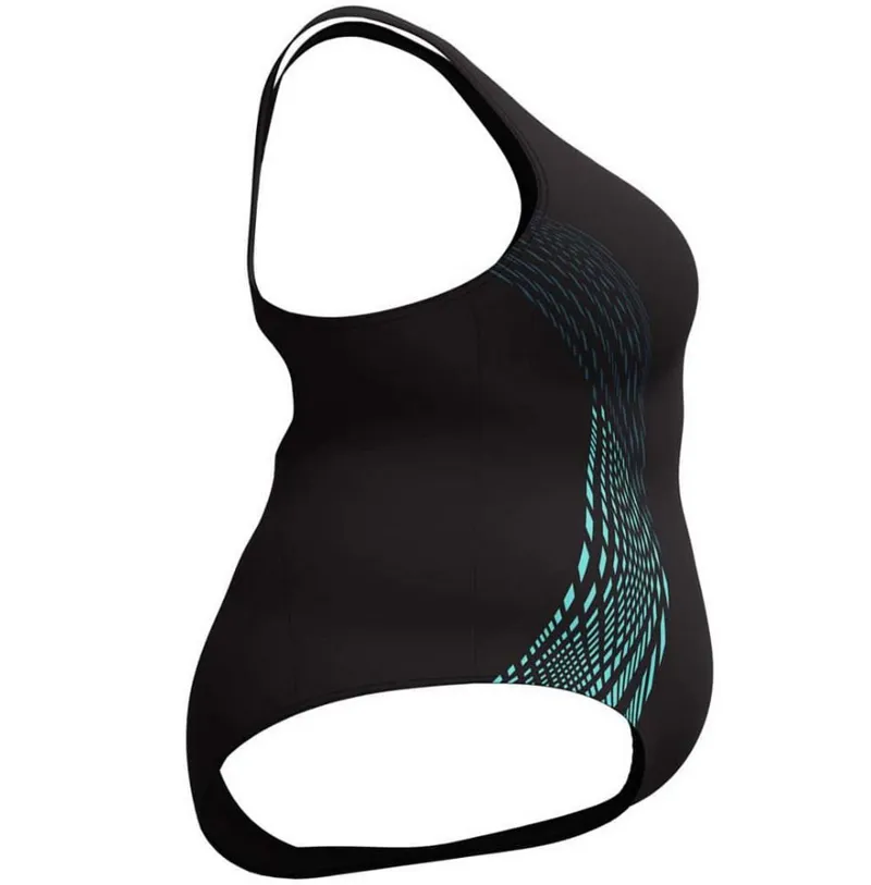 Speedo Women's Placement Medalist+ Swimsuit Dark Teal-4