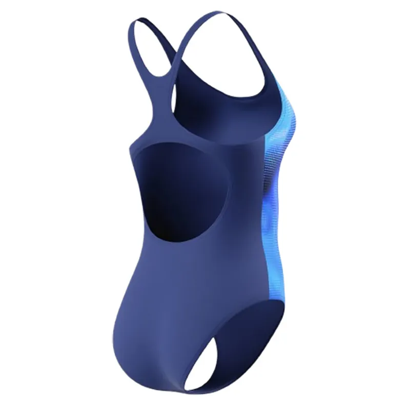 Speedo Women's Printed Medalist Swimsuit Night Watch-3