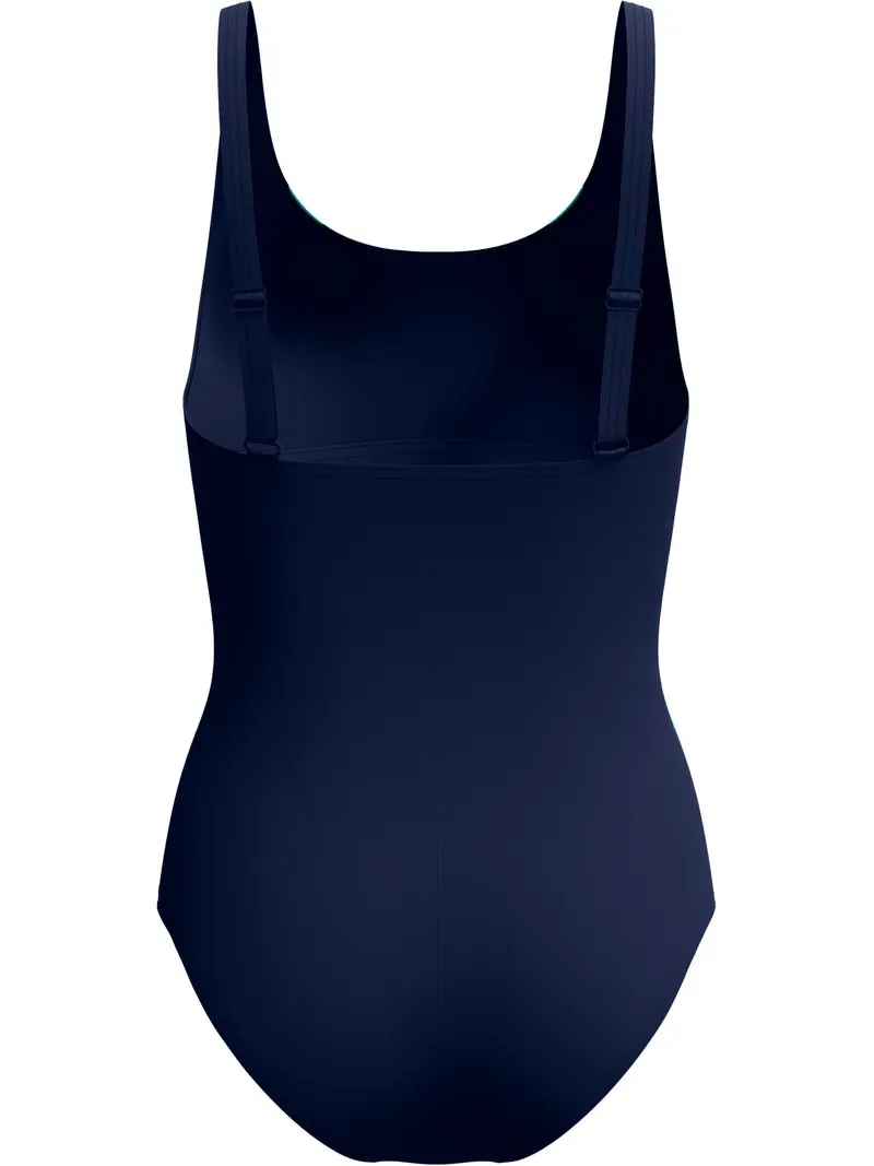 Speedo Women's Quantum Contour Swimsuit Navy/Teal-1