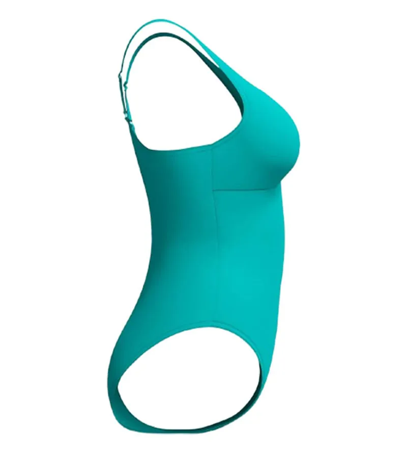 Speedo Women's Shaping AquaNite One Piece Swimsuit Turquoise Gem-2