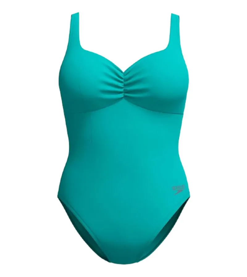 Speedo Women's Shaping AquaNite One Piece Swimsuit Turquoise Gem