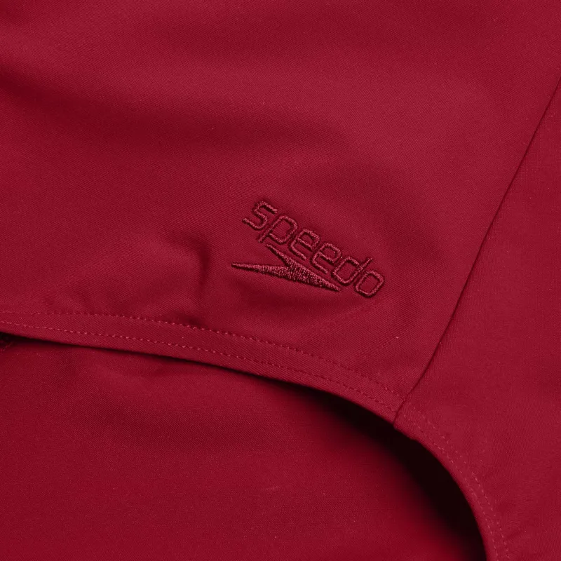 Speedo Women's Shaping AquaNite Swimsuit Burgundy Red-8