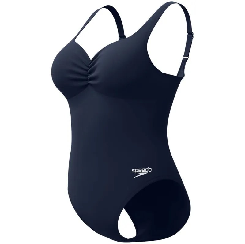 Speedo Women's Shaping AquaNite Swimsuit True Navy-2