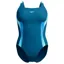 Speedo Women's Shaping Printed Splice Dark Teal