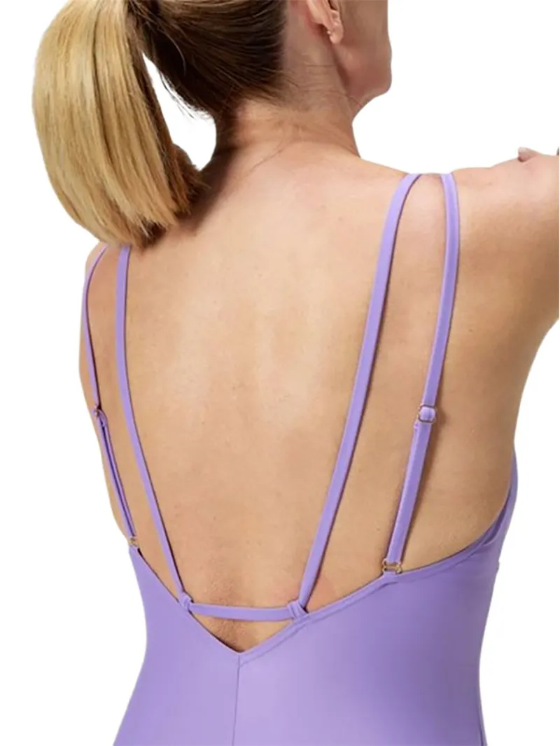 Speedo Women's Shaping Strappy One Piece Swimsuit Purple Mist-10