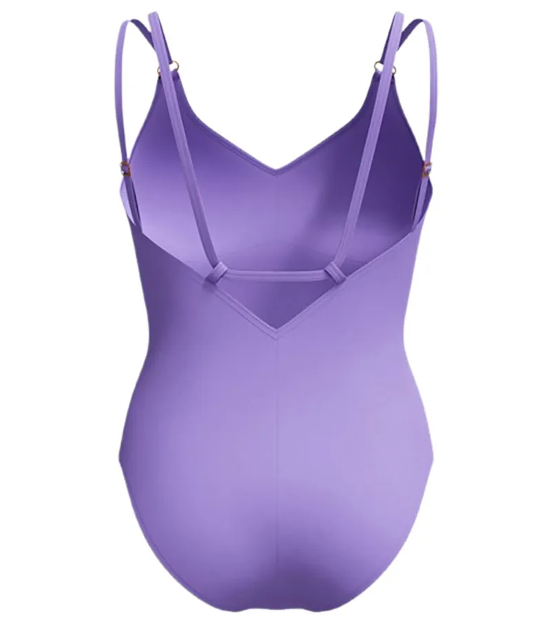 Speedo Women's Shaping Strappy One Piece Swimsuit Purple Mist-3