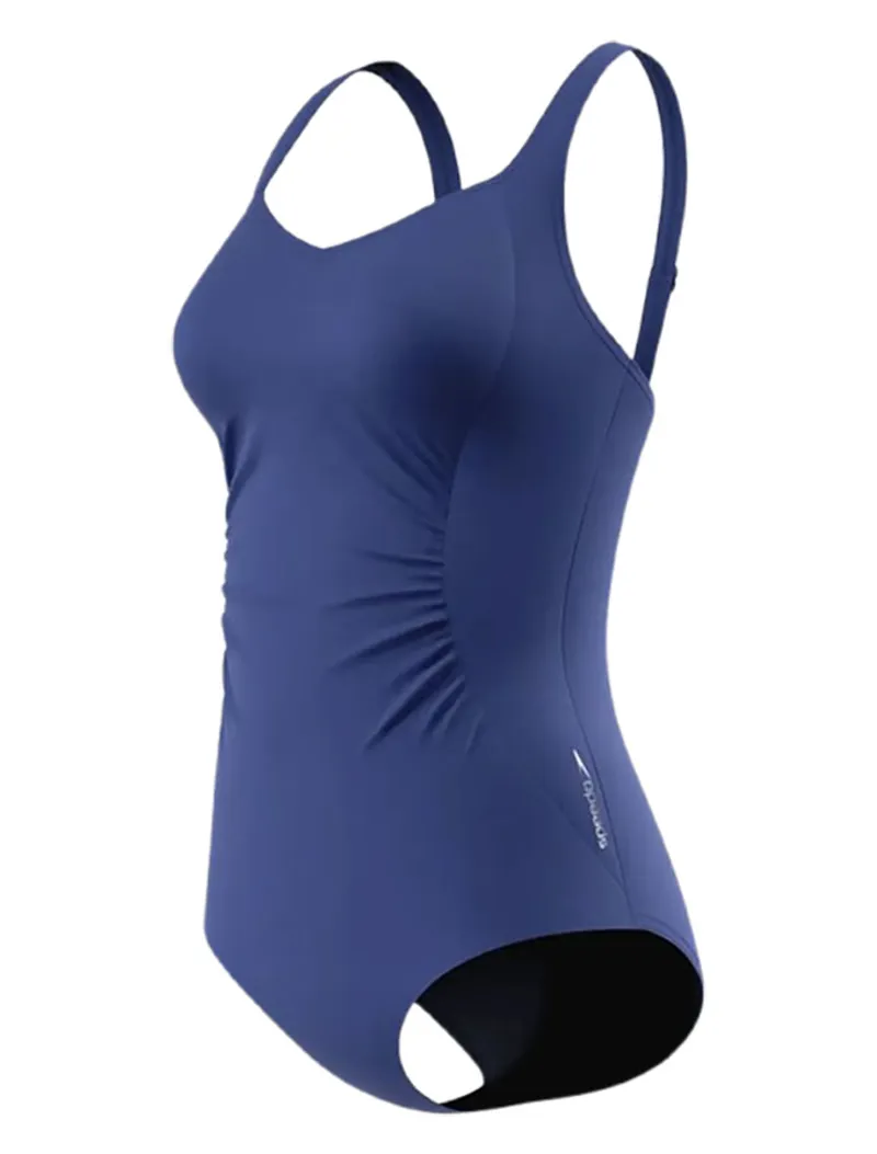 Speedo Women's Shirred Contour Swimsuit Night Watch-2