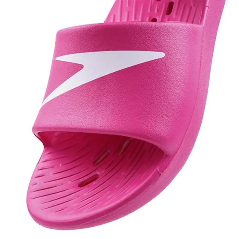 Speedo Women's Slides Pink/White-7