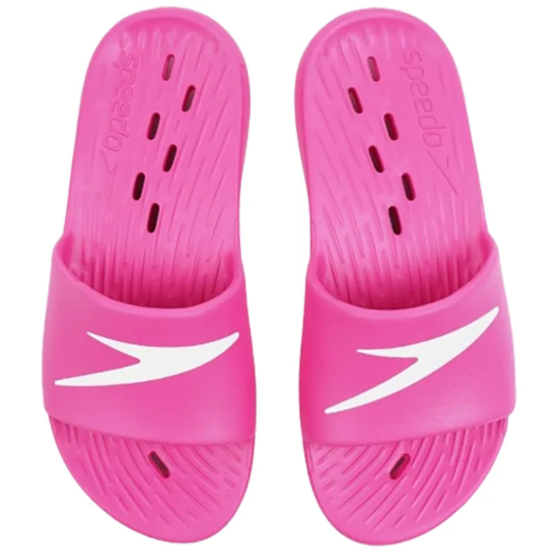 Speedo Women's Slides Pink/White-2