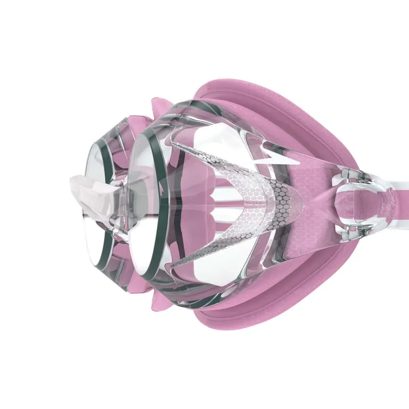 Speedo Women's Vanquisher 3.0 Goggles Funny Pink/Clear-4