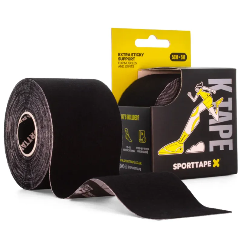Sporttape Kinesiology Tape 5cm x 5M Black